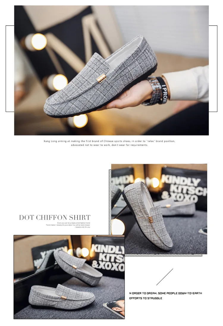

SOLI2 2019 Men Casual Shoes Spring Summer Men Loafers New Slip On Light Canvas Youth Men Shoes Fashion Flat Footwear S1201-1225