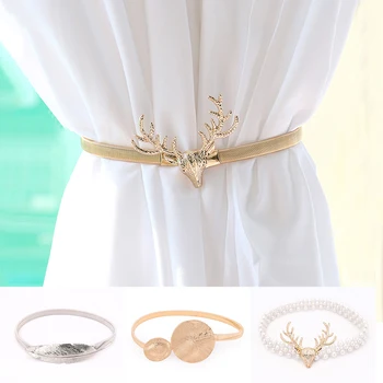 Pearl Elk Leaves Curtain Clips