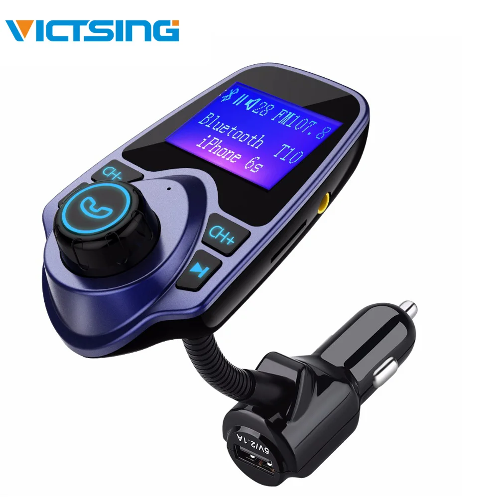 VICTSING беспроводной Bluetooth fm-передатчик модулятор автомобильный комплект 1 44