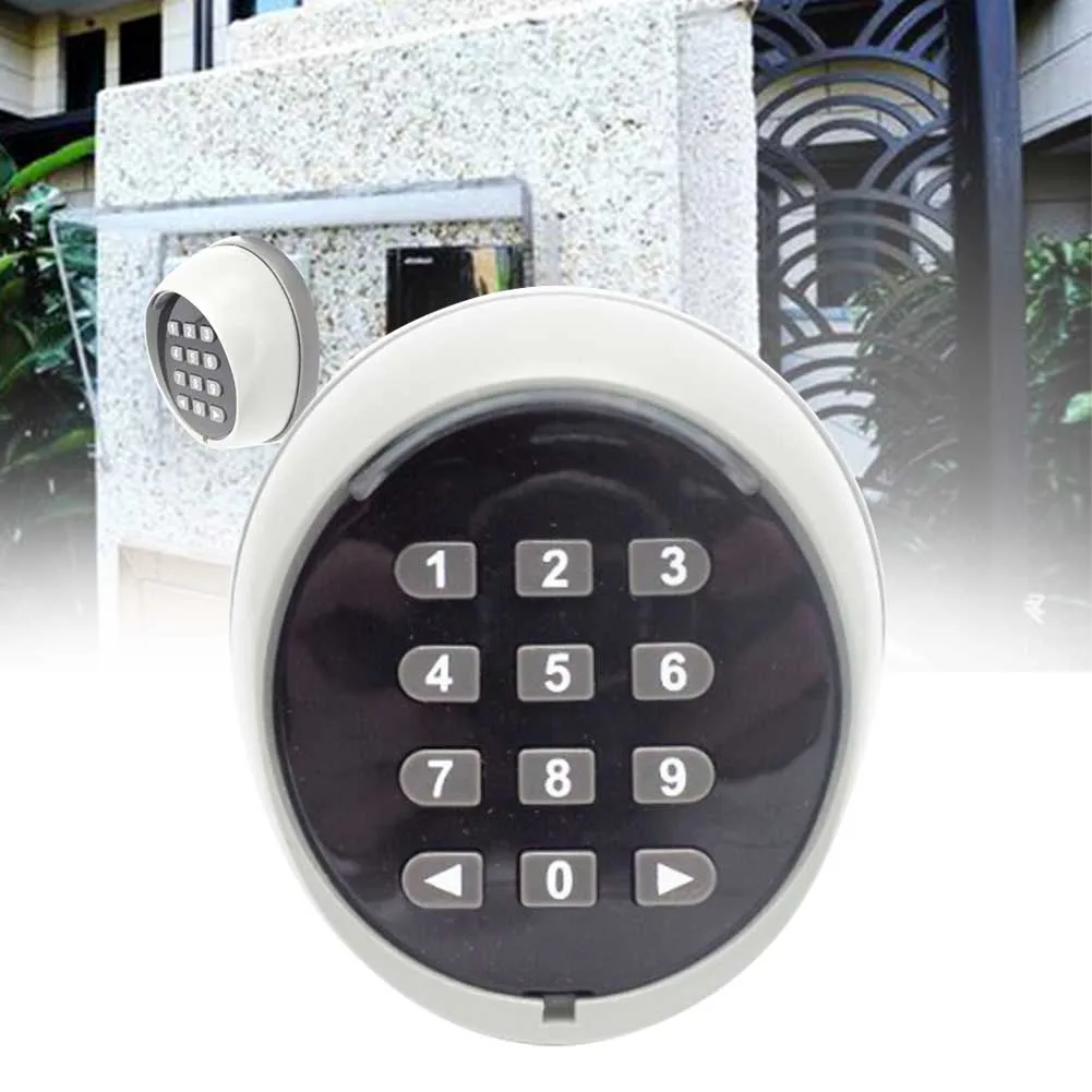 

Universal Durable Code Small Smart ABS Easy Install Black Door Security Remote Control Password Lock Home Wireless Keyless