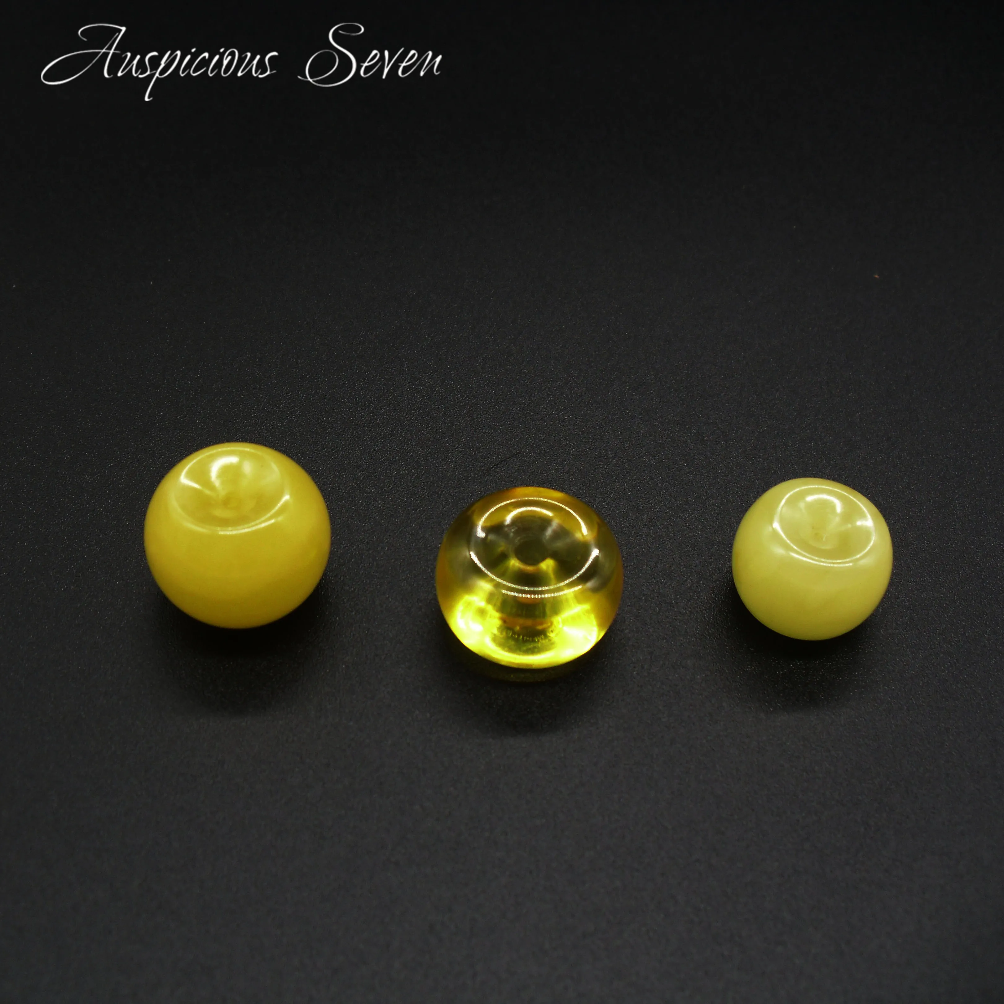 

Natural Baltic Amber Button / Septum / Abacus Bead / Wheel Bead / DIY Jewelry Accessories / ASBB-02