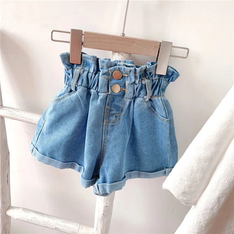 Kids Shorts Kids Trousers Girl Summer Jeans Denim Shorts Three Colors