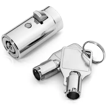 

Lock cylinder vending machine lock core with tubular keyway self-service coffee machine lock core universal lock core