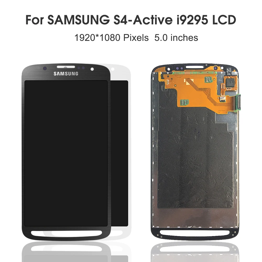 5,0 ''ЖК-дисплей для samsung Galaxy S4 Active i9295 i537, кодирующий преобразователь сенсорного экрана в сборе