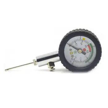 

Accurate Ball Pressure Gauge Ball Pressure Meter Metal Test Adjust Pressure For Football Soccer Rugby Basketball Volleyball