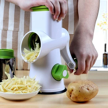 

Manual Vegetable Shredder Slicer Grinder Multifunction Kitchen Cutter Stainless Steel Blades Kitchen Convenience Cutter Tool