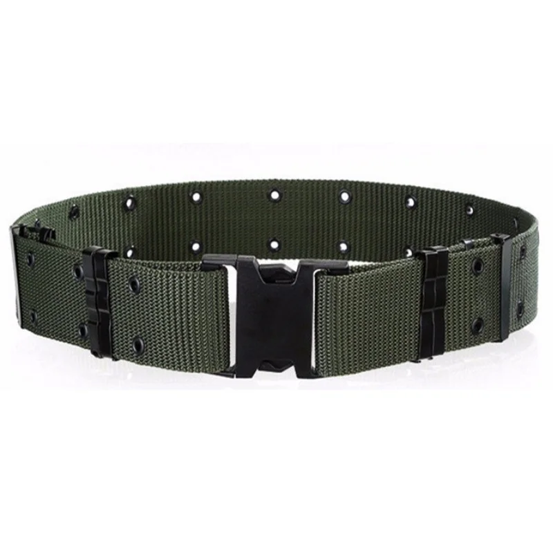 

Army Military Duty Tactical Belt Plastic Buckle Men Outdoor Sports Waistband Training Hunting Airsoft Combat Belts Waist Support