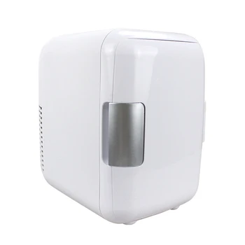 

Mini Fridge, 12V 4 Liters Portable Mini Refrigerator Cooler and Warmer with AC/DC Power Cords, Super Quiet In-Vehicle Freezer fo
