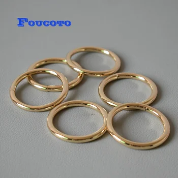 

20pcs Metal hardware O rings belt buckles unwelded wheel 30mm webbing DIY dog horse harness bags backpack DIY sewing accessories