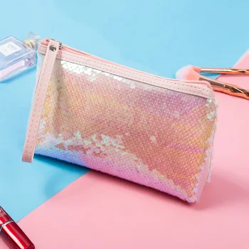

Sequins Women Makeup bag Phone Bag Mini Cute Fashion Makeup bag Cheap Dropshipping Beauty pouch Women Lady Cosmetic Bag