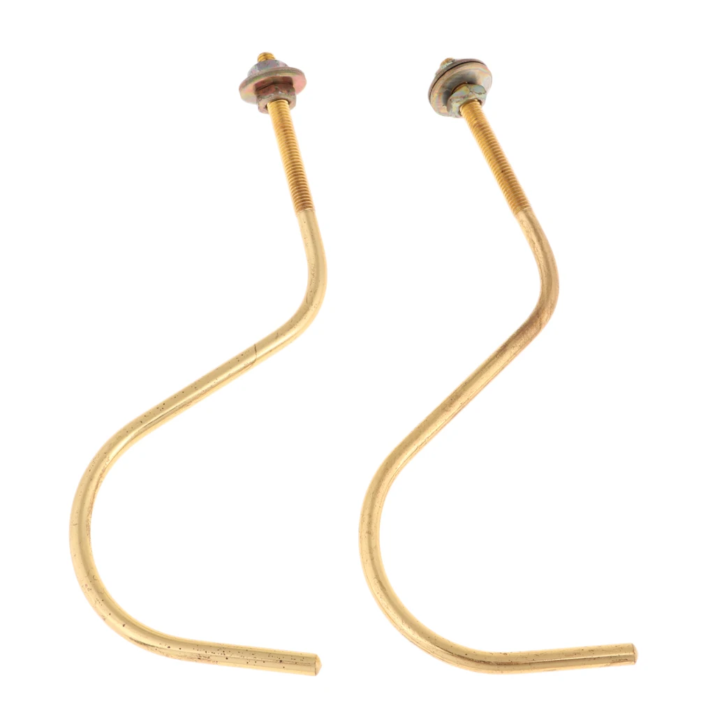 2 Pieces Pool Table Brass Hook Snooker Pool Bridge Cue Stick Rack 2 Pieces Pool Table Brass Hook Snooker Pool Bridge Cue Stick Rack