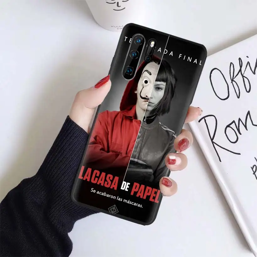 Черный чехол для huawei mate 30 20 10 P30 P20 P10 Pro Lite P Smart Z, мягкая крышка для телефона