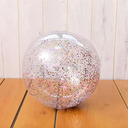 16 inch clear ball YUYU надувные шары для бассейна бассейн Фламинго поплавок Детские поплавки для бассейна детский бассейн игрушки для купания Блестящий бассейн мяч - Цвет: 16 inch clear ball