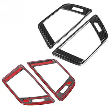 

2Pcs Carbon Fiber Style Side Air Conditioning Vent Cover Trim for BMW 3 Series F30 2013 2014 2015 2016 2017 2018 Car Styling NEW
