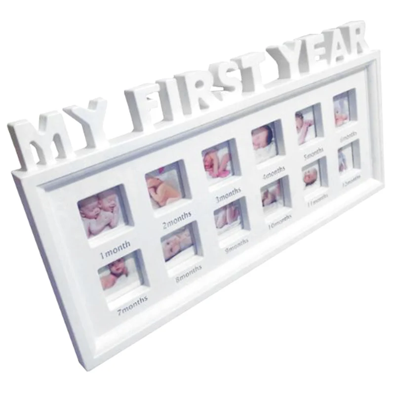 Креативный Diy 0-12 месяцев Детские фотографии сувениры память детей растущая