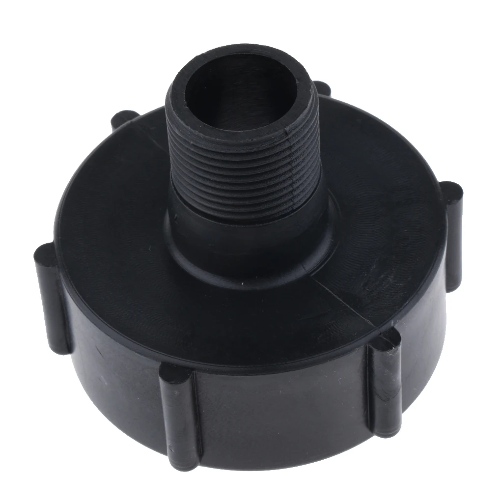 2' IBC Tote Tank Valve Adapter DN50 For 1' S60×6 Coarse S60×6 Coarse Thread Hose Pipe Plastic