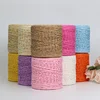 100G Raffia Yarn Kintting Paper Straw Yarn for Crocheting Hat Fancy Yarn Flower Packing Summer Fashion Handmade Material 2