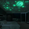 30cm Moon 435pcs Stars Dots Green Luminous Wall Sticker Children Room Ceiling Stairs Decoration Fluorescent Mural Decals ► Photo 2/6