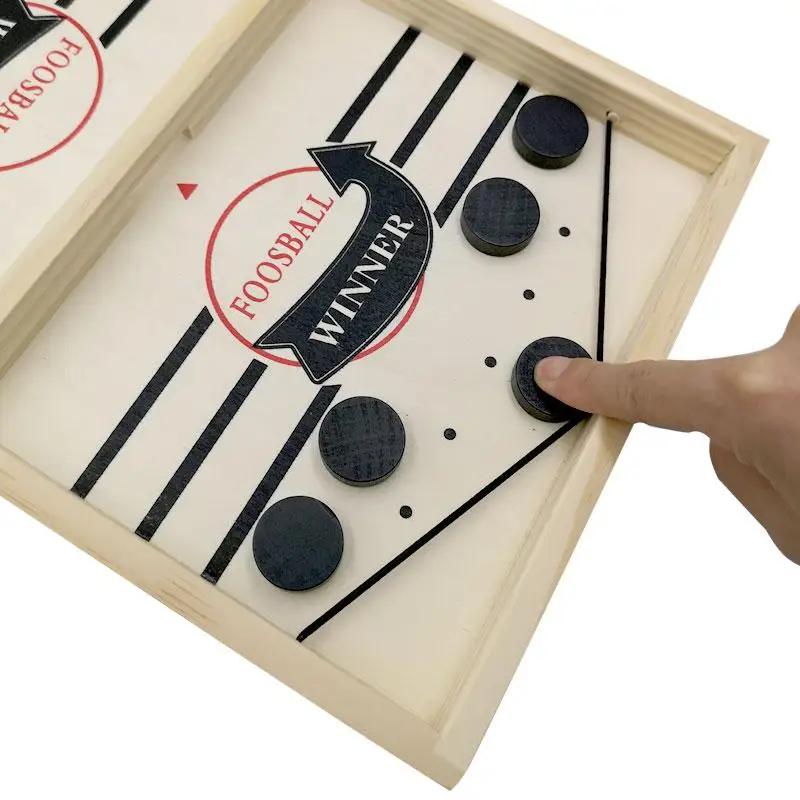 

Dropshipping Hot Sale Paced Sling Puck Winner Fun Toys For Family Child Kids Board-Game Party Game Time Funny Toys Fast Hockey