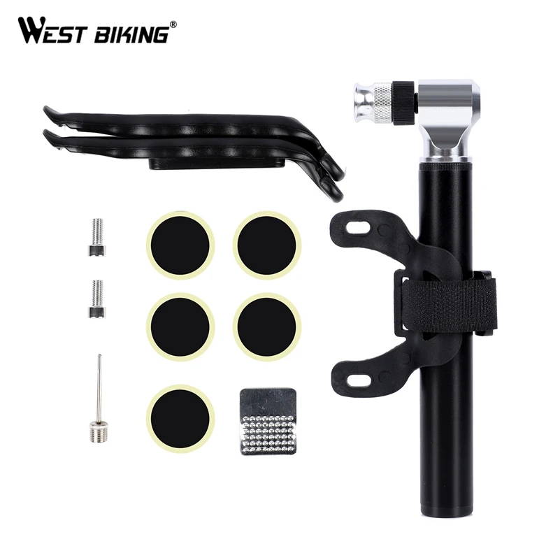 WEST BIKING Mini 300 Psi велосипедный насос ручной воздушный для горного и дорожного