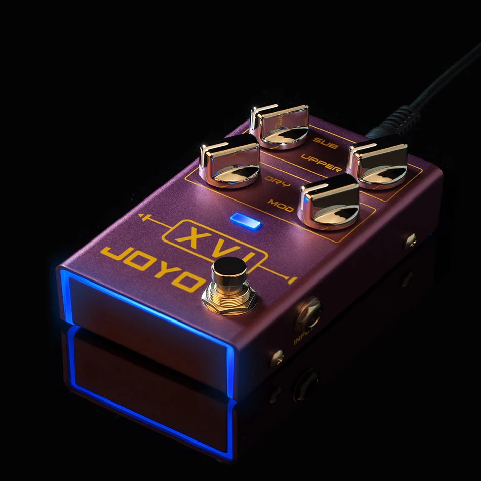 

JOYO R-13 фиолетовая мини Octave электрическая гитарная педаль с режимом модуляции эффектов Бас педаль эффектов аксессуары для гитары