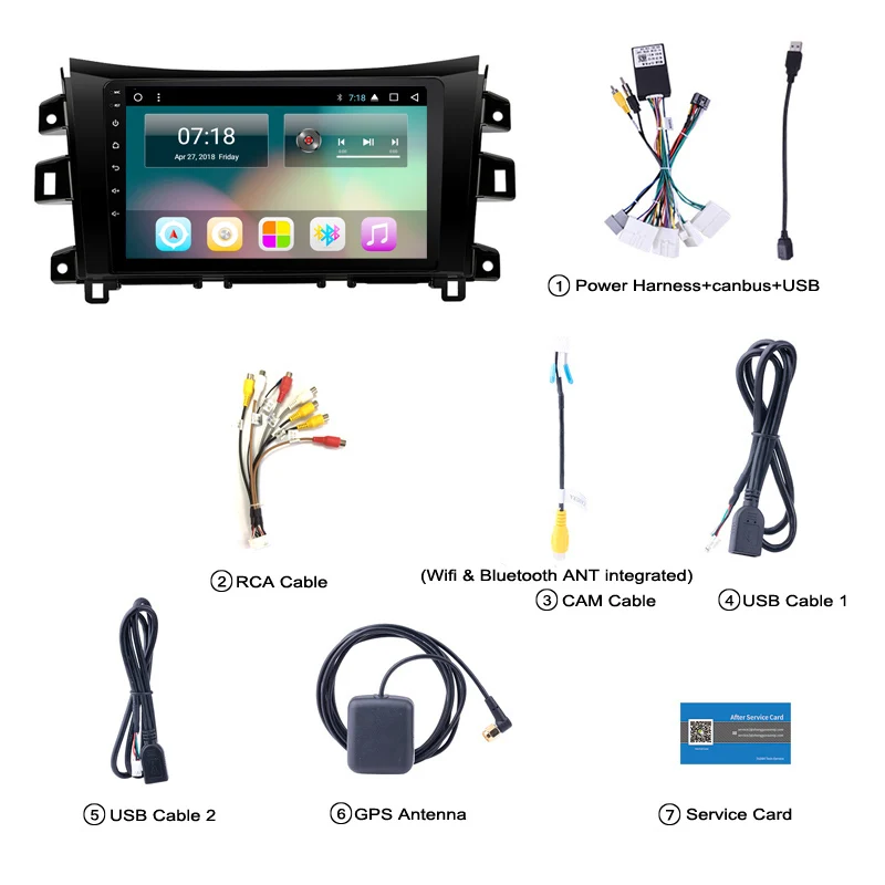 Top 2G RAM 32G ROM 10.1 inch Android 8.1 car multimedia system For Nissan navara NP300 2016-2018 gps navigation 5