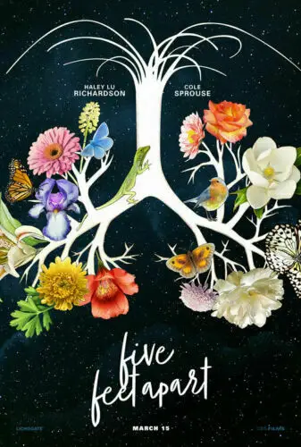 

More style Five Feet Apart movie Art Film Print Silk Poster Home Wall Decor 24x36inch