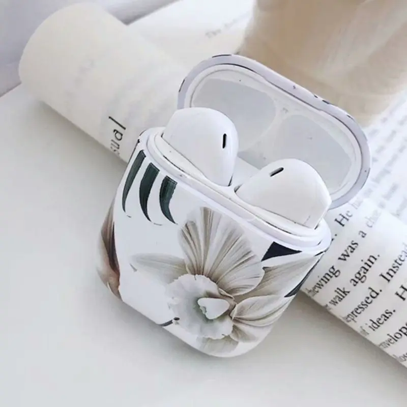 

Water Stick Fresh Flower Headphone Cover for Airpods1 2 Headphone Cover U50D