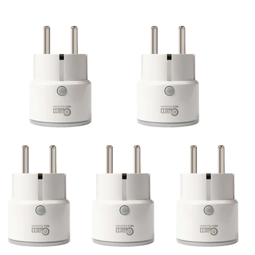 WIFI-PLUG-5PCS NEO Coolcam Wi-Fi умная розетка Мини Беспроводная умная розетка совместима с Alexa Echo, Google Home, IFTT с функцией синхронизации - Цвет: WIFI-PLUG-5PCS