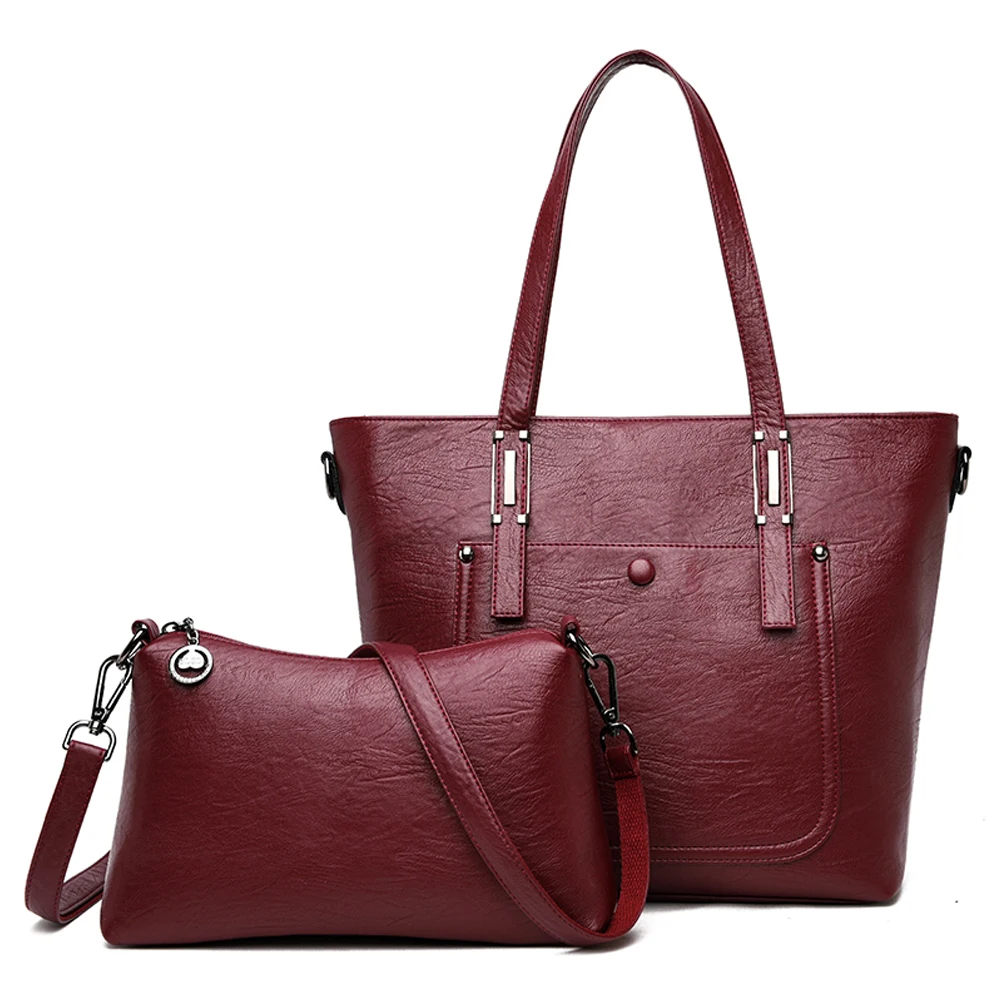 Роскошные сумки женские дизайнерские 2 комплекта женская сумка черного и