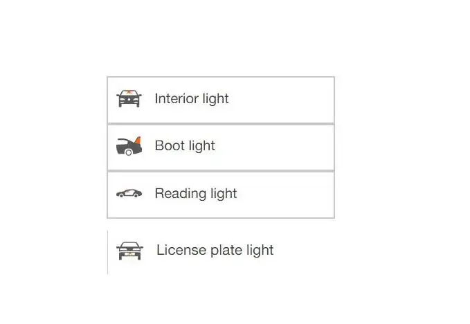 Interior led Car lights For peugeot rifter minivan car accessories boot light License Plate Light 8pc - Испускаемый цвет: rifter minivan