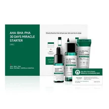 SOME BY MI AHA BHA PHA 30 Days Miracle Starer Kit Edition Сыворотка для лица лечение акне крем для удаления черных точек кожного сала тонер