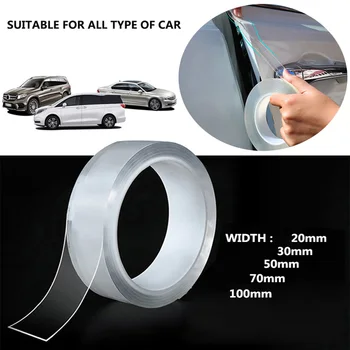 

10ft 3M Transparent Car Stickers Cars Sill Edge Paint Protection Strip Nano Tape Improvement Anti Scratch Car Stickers