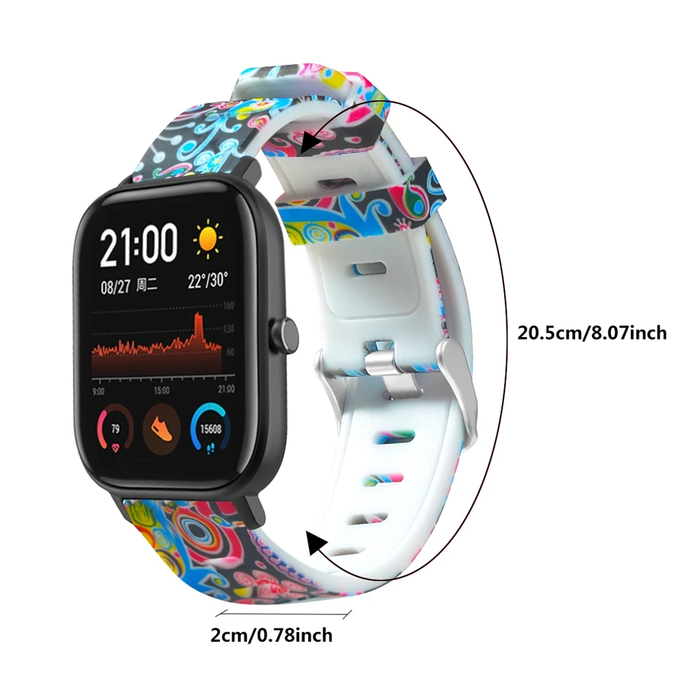 Металлический ремешок из нержавеющей стали для Xiaomi Amazfit Bip/Stratos 2/Pace/GTS GTR 42 мм 47 мм ремешок для huawei Watch GT полосы для Galaxy
