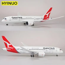 1/130 масштаб 47 см самолет Boeing B787 Dreamliner самолет QANTAS авиалиний модель самолета W свет и колеса литой под давлением пластиковый самолет