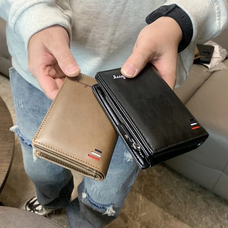 Money Clip Card Holder Men's Ultra-thin 2022 New Trendy Brand Driver's  License Set High-end Id Card Holder Wallet Coin Purses - Wallets -  AliExpress