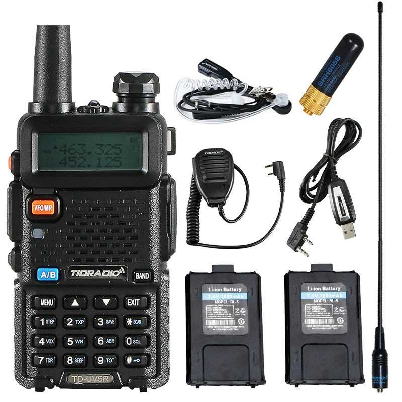 TD-5R-Parts2 TID-UV5R Walkie TalkieTwo Way радио портативный cb радио обновленная версия двухдиапазонный радио 136-174 МГц и 400-520 МГц - Цвет: TD-5R-Parts2