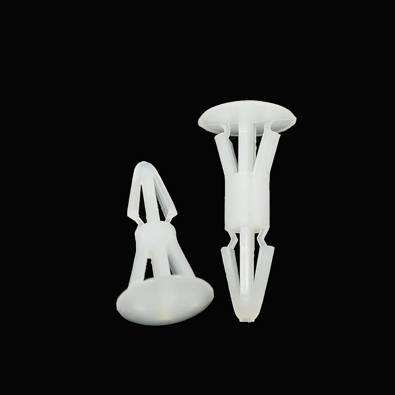 Nylon Plastic Rivet Push In Fix Clip Fixed Connecter Standoff Spacer Support 50pcs for PCB Circuit Board 3-4.5-5.5mm Hole