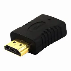 HDMI штекер к мини HDMI гнездовой соединитель HD ТВ конвертер адаптер