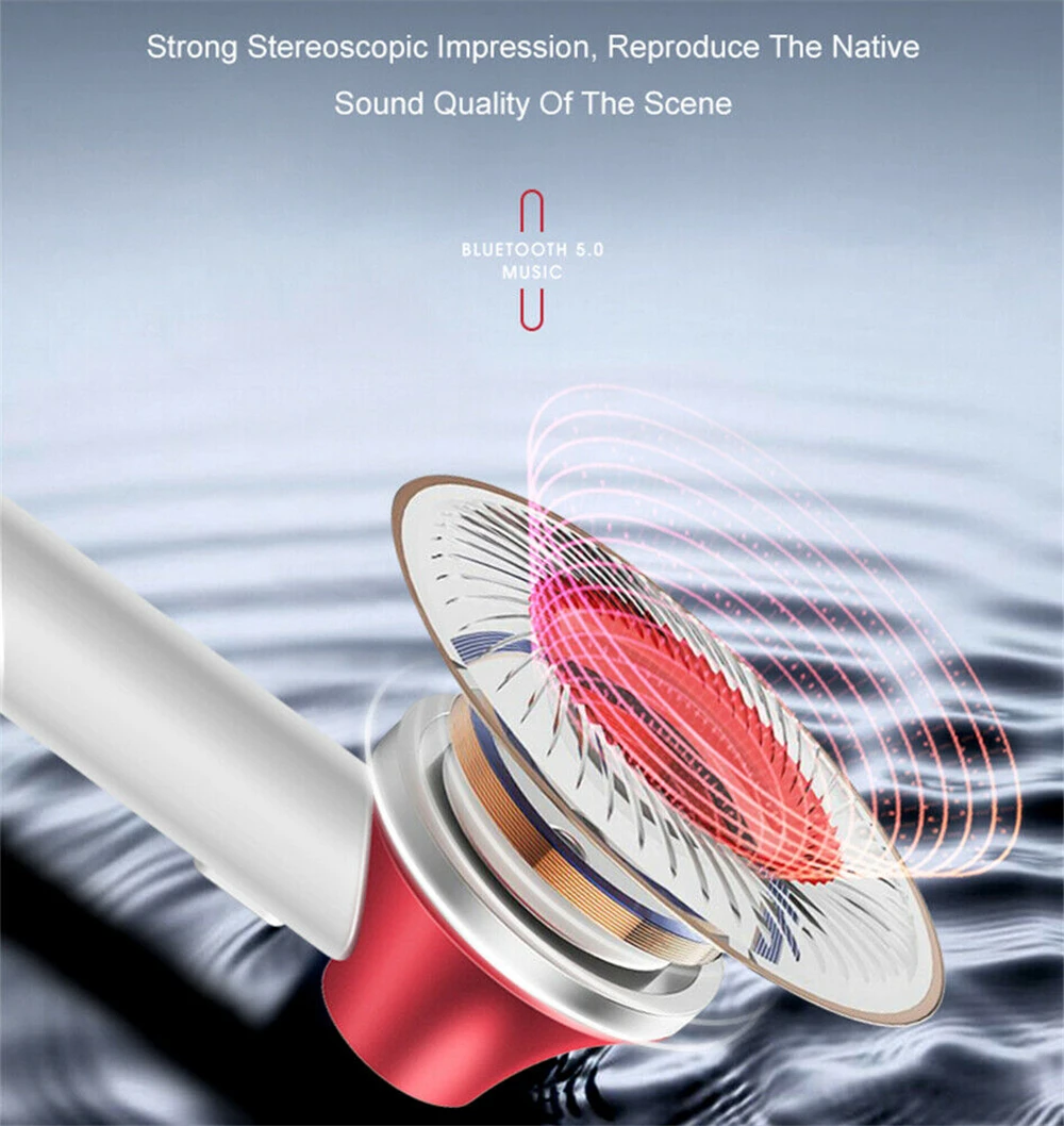 TWS 2019 Wireless Earphone Portable Bluetooth Headset Earbud With Mic for IPhone X 8 7 Plus Android Phones Huawei