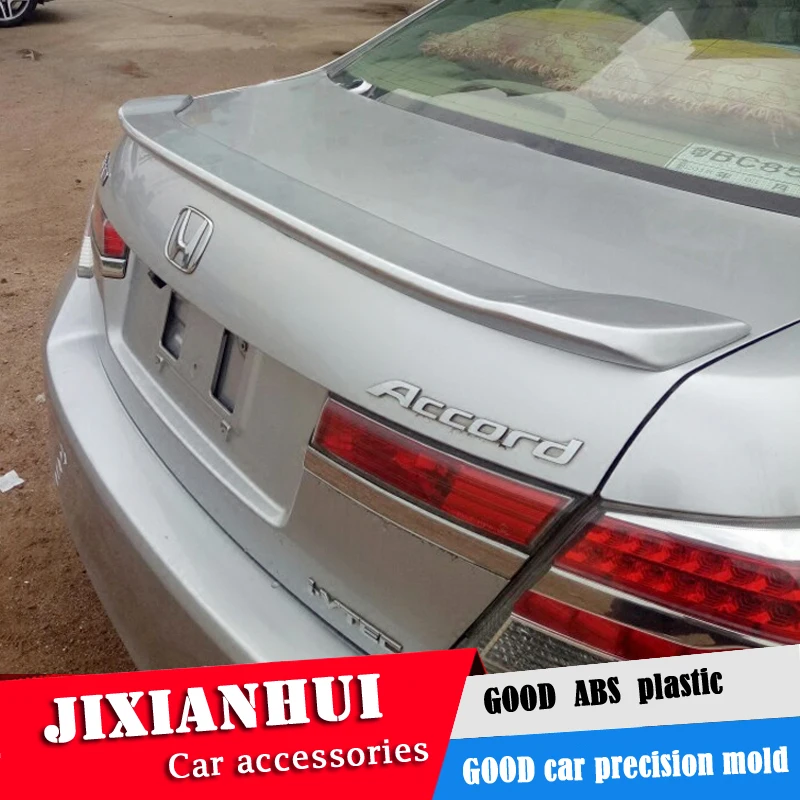 Для Accord спойлер 2008-2013 Honda ZSK Спойлер ABS пластик Материал заднее крыло автомобиля