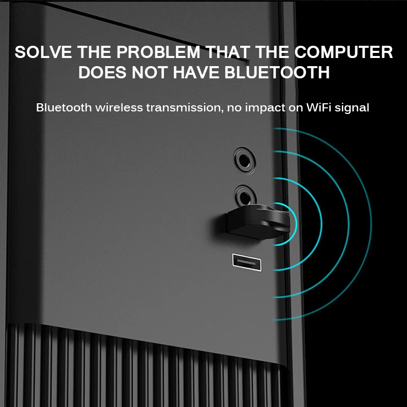 Bluetooth USB 5 0 Новый беспроводной адаптер для ПК ноутбука компьютера передатчик