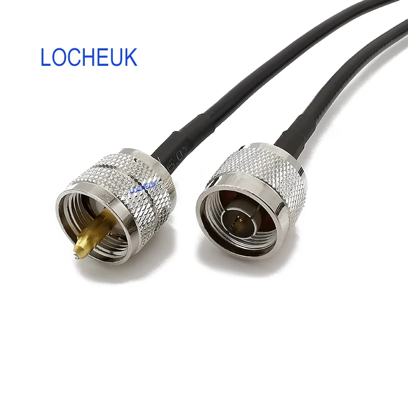 РЧ коаксиальный кабель LMR200 N Тип штекер для UHF PL-259 штекер разъем антенны отрезок провода расширения Перемычка провода LMR200