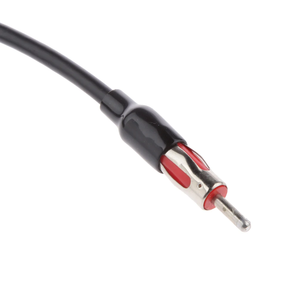 1 Male To 2 Female Y Car Stereo Antenna Adapter Plug For Aftermarket Radio