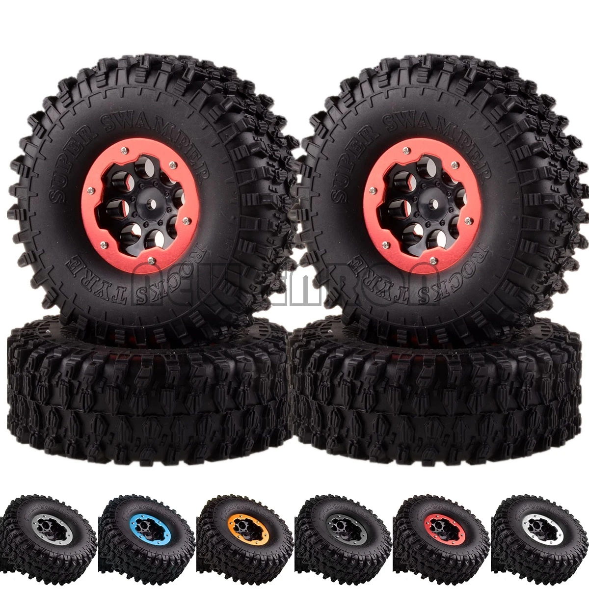 Новый ENRON 4P 1 9 &quotBeadlock Колесные диски 120 мм супер Swamper шины для RC 1:10 Рок Гусеничный