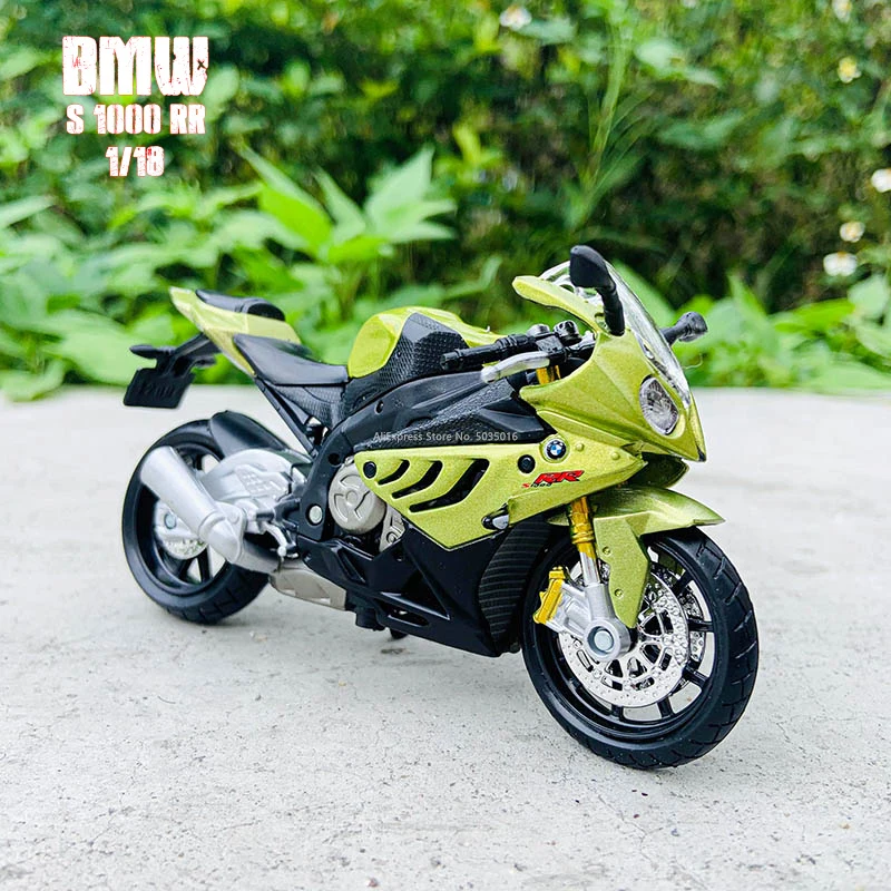 1:18 Maisto BMW S1000RR Motorcycle Bike Model Toy New in box Green 