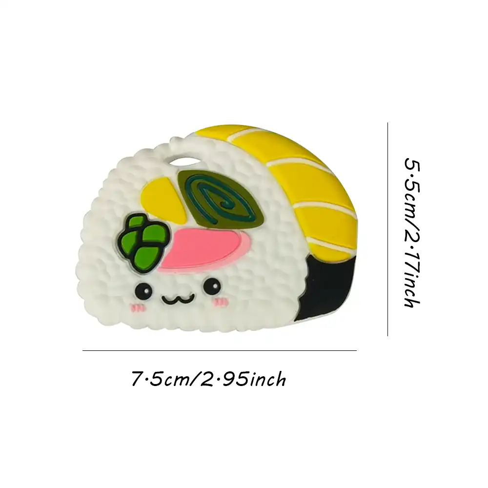 sushi baby teether