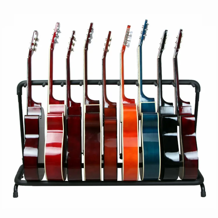 

3/5/7/9 Row Guitar Rack Showing Stand Floor-type Piano Rack Piano Guitar Keyboard Stand Manufacturers Direct Selling