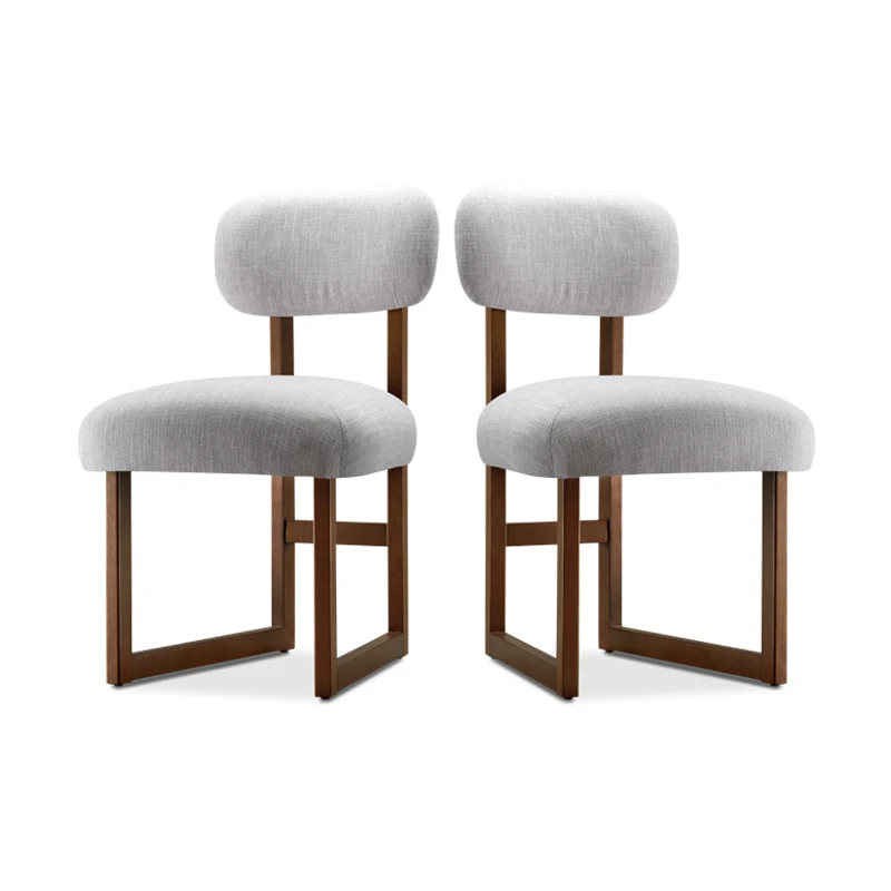 

Nordic Solid Wood Soft Chair Restaurant Electric Competition Leisure Coffee Shop Bedroom Study Modern Comfortable Back Chair