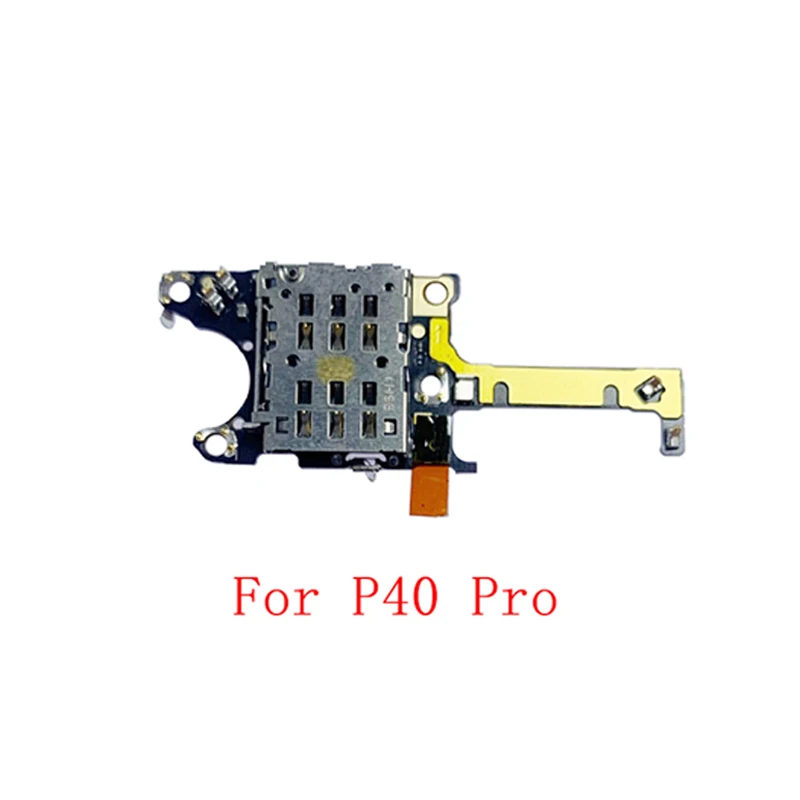 Original SIM Card Reader Board Flex Cable With Mircrophone For Huawei P40 P40 Pro SIM Card Flex Replacement Spare parts